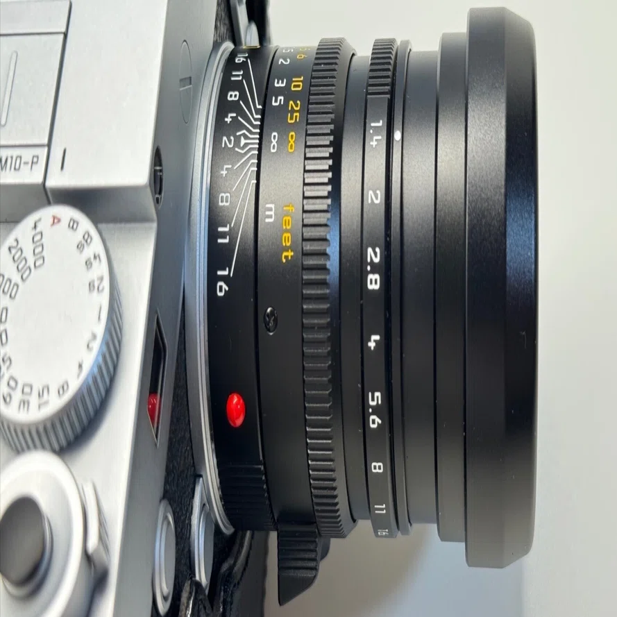 Leica Summilux-M 50 f/1.4 ASPH. 用 かぶせ式レンズキャップ｜距離計
