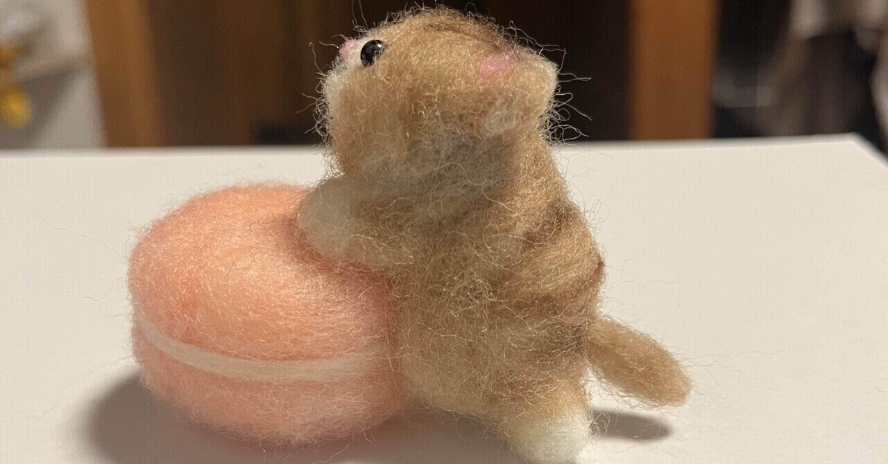 作品紹介】シマリスのぬいぐるみ。元はうちのリスがモデルで自分