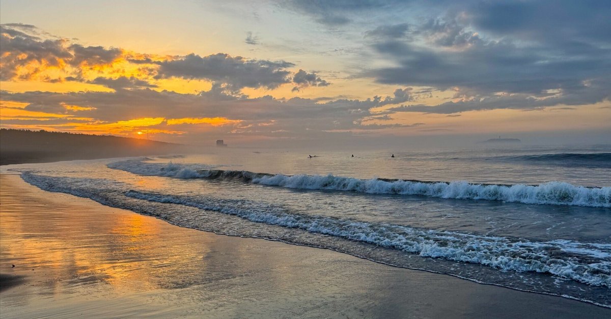 早朝海岸風景・6月16日｜Cressonboy