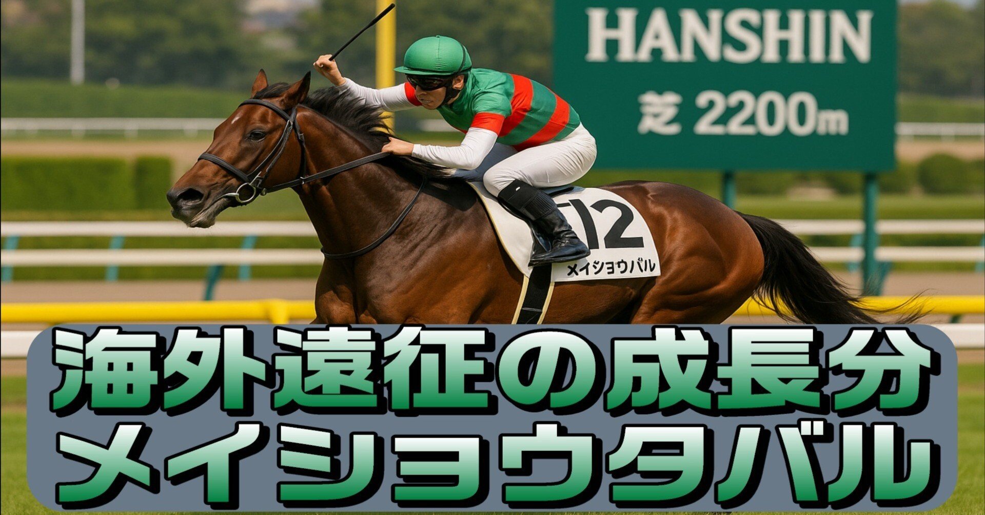 Horse Racing] Meisho Tabaru's Takarazuka Kinen race is the