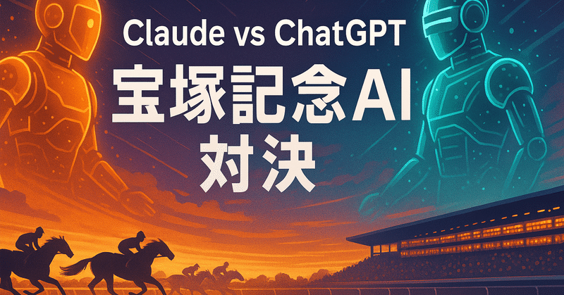 Claude vs ChatGPT 2025宝塚記念AI対決