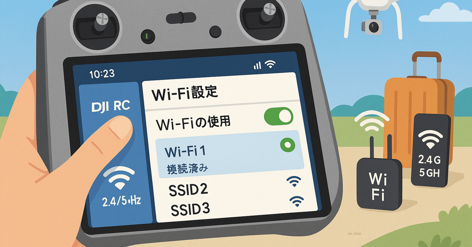DJI RC送信機のWi-Fi接続ガイド｜10works