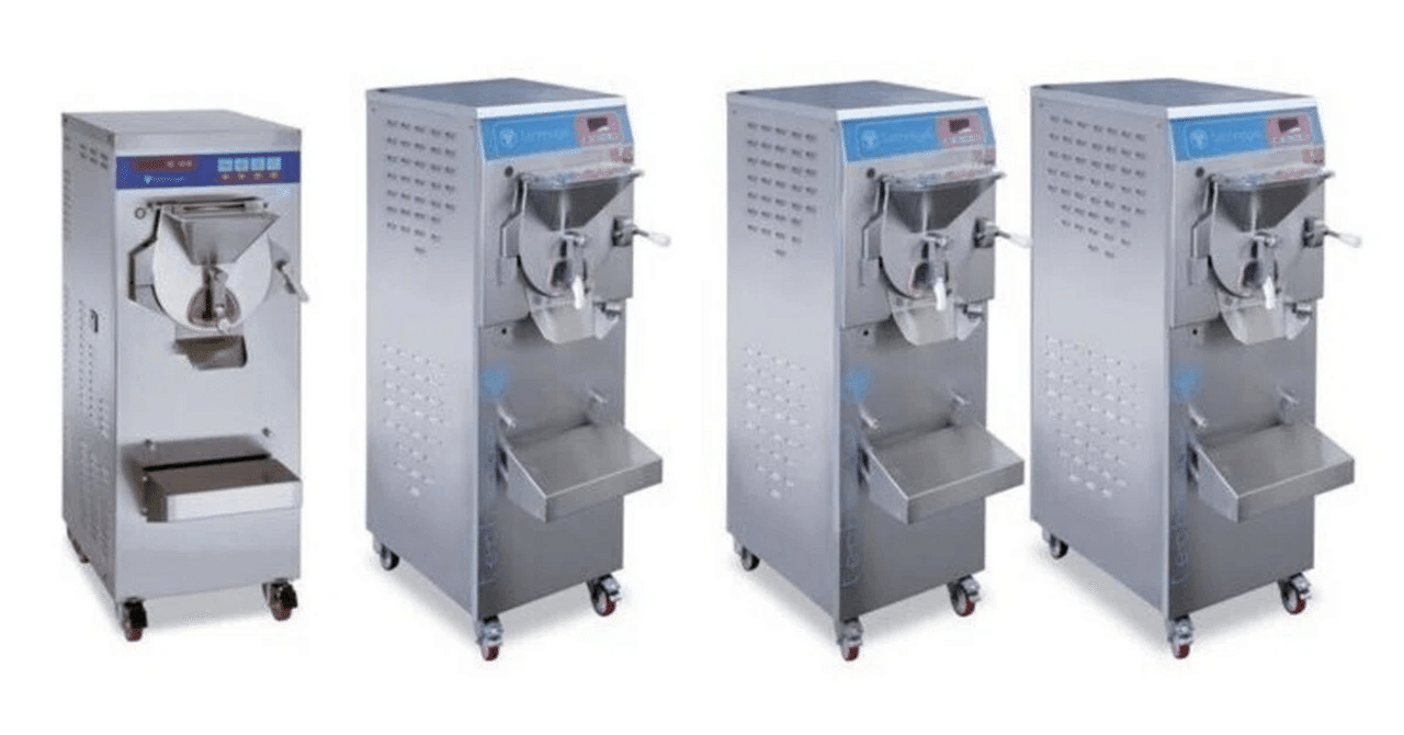 自動　ホイップマシン　TELME ジェラートマシンの選び方。カルピジャーニ、カタブリカ、FMI、テルメ