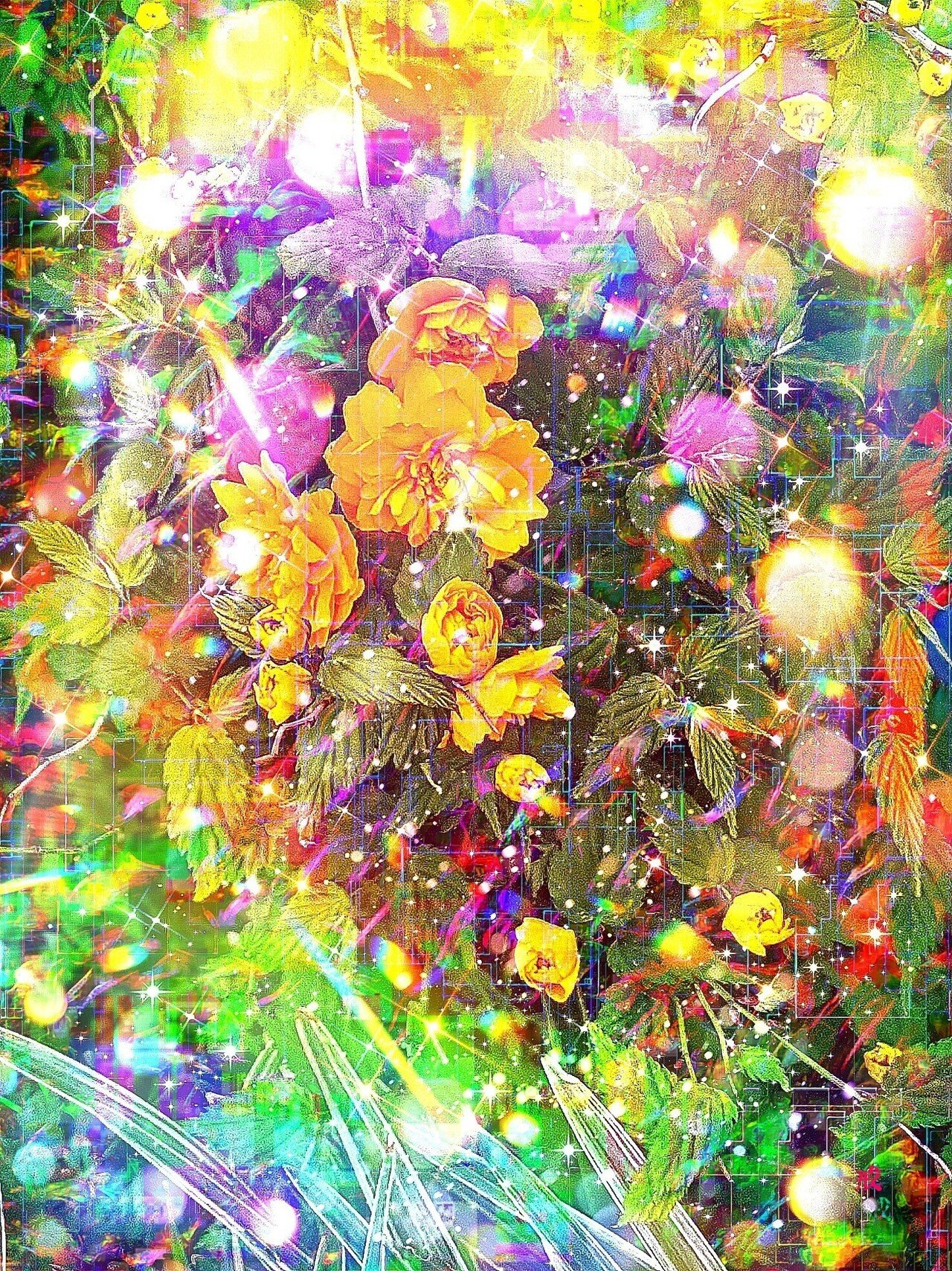 更新しました(^^) 作品: a-1862 見守る花の flower of affection
