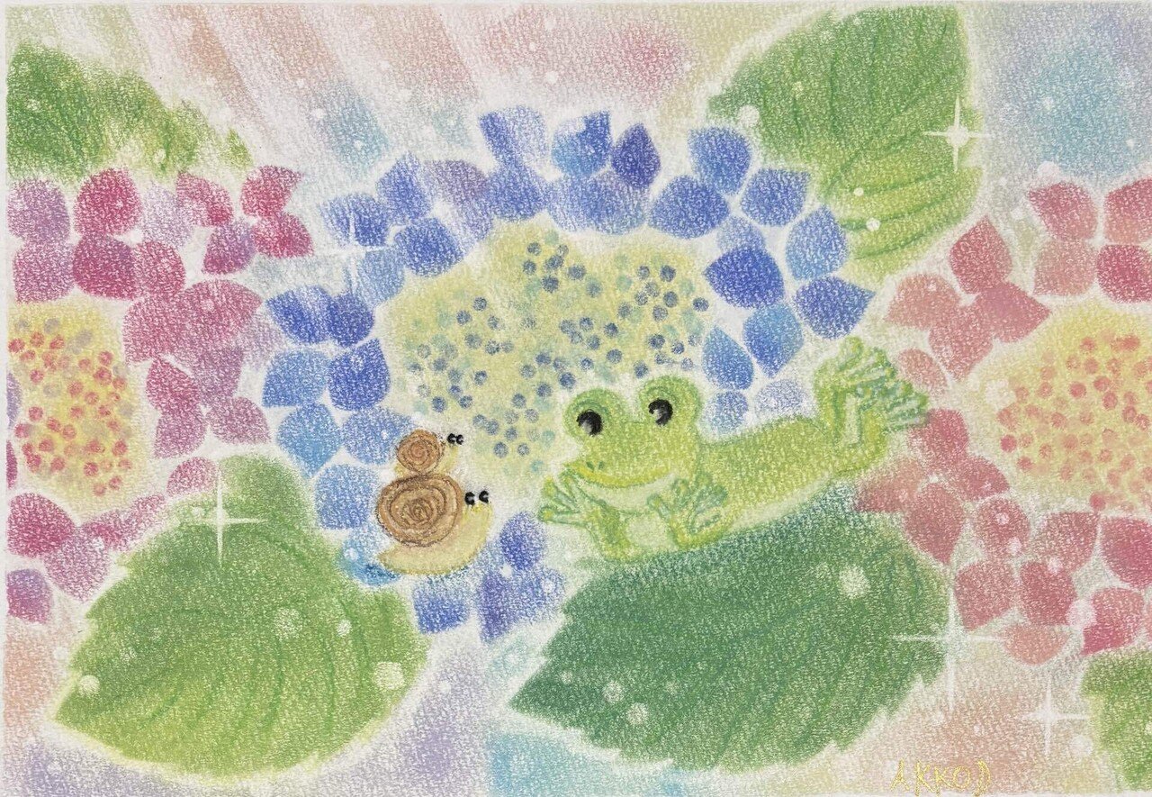 昔、描いたパステル画です。｜まる