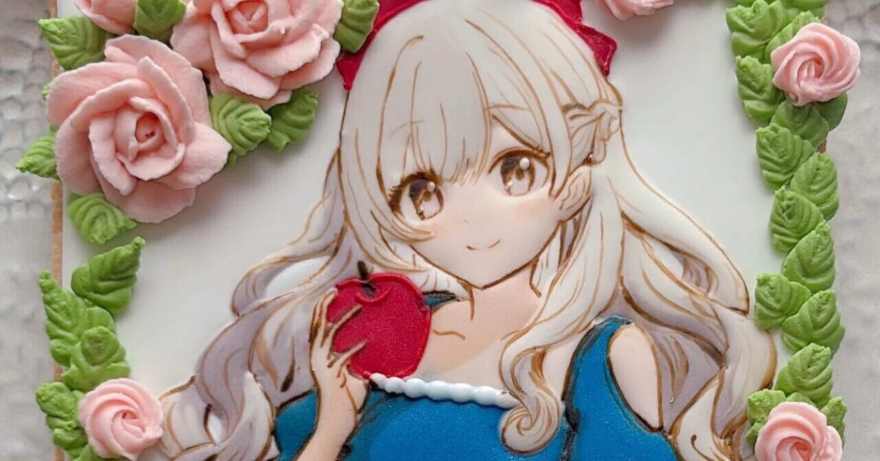 白雪姫をクッキーに♡｜アイシングクッキー講師 nana🌸