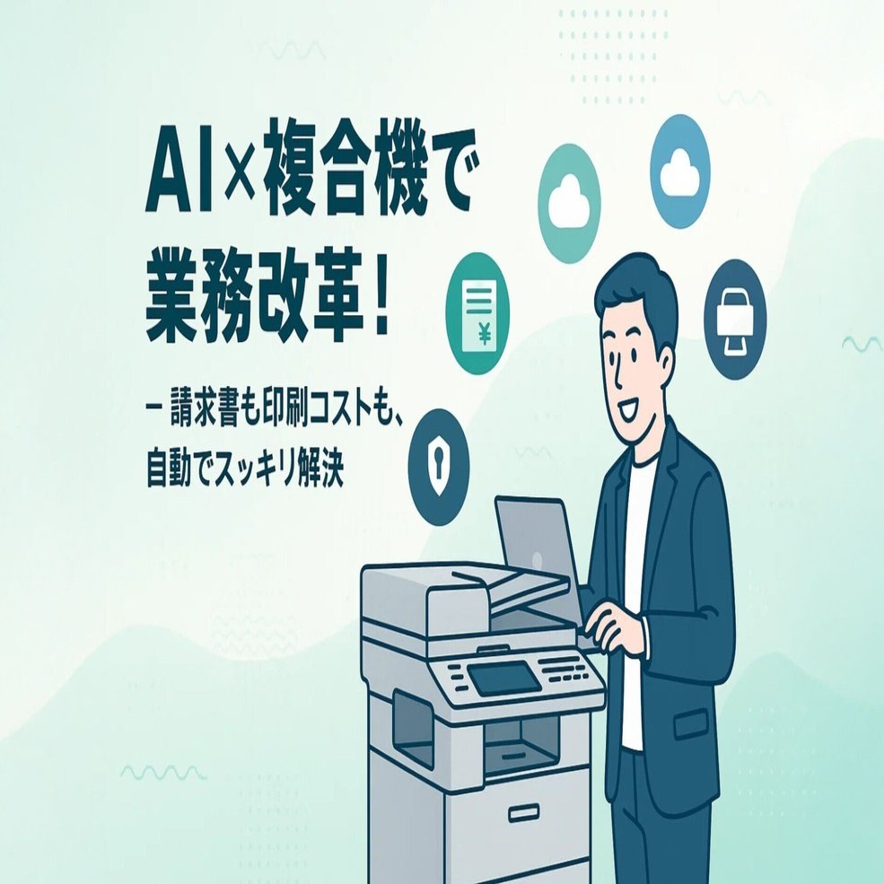 AIが印刷業務を変える！スマート複合機が実現する未来のオフィス｜中古