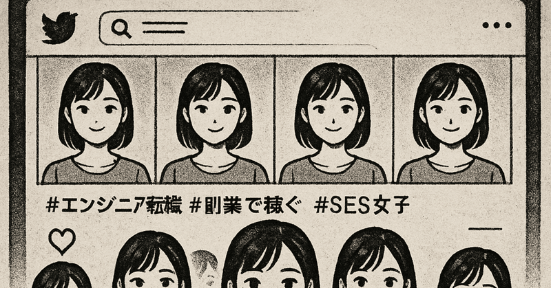 増殖する”女”を利用したSES広報アカウントと、"ワンチャン"を狙って群がるエンジニアについて