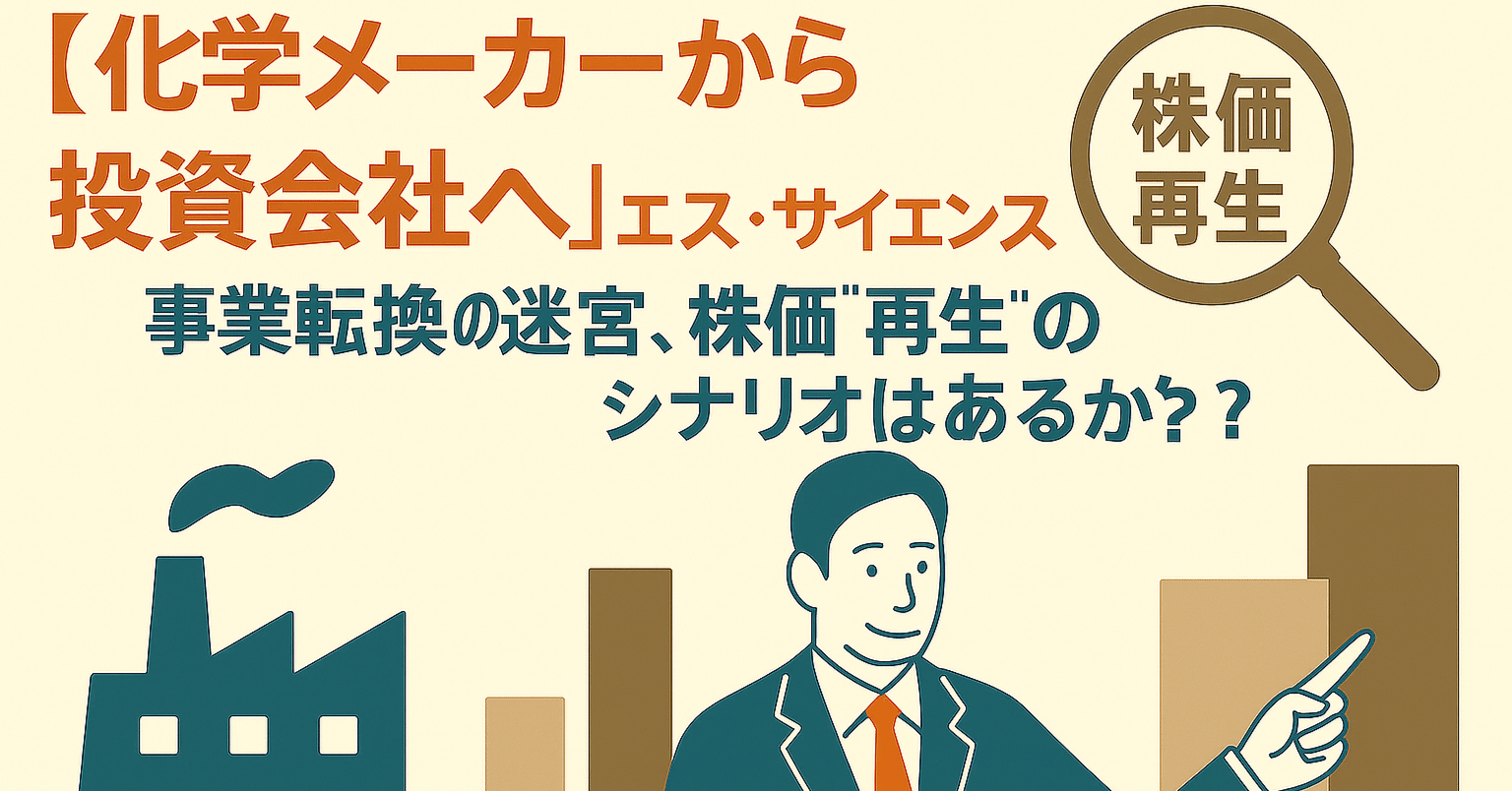 化学メーカーから投資会社へ】エス・サイエンス(5721)DD：事業転換の迷宮、株価“再生”のシナリオはあるか？｜日本個別株デューデリジェンスセンター