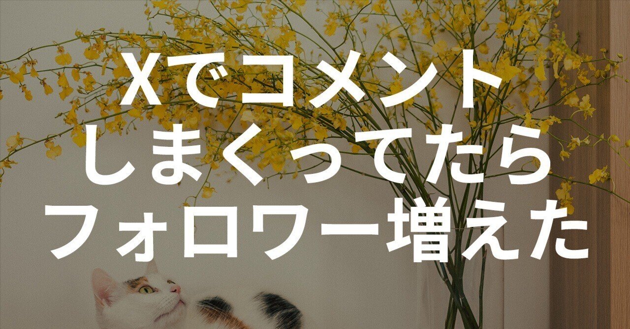 you様 フォロワー割 Xで24時間コメントしまくってたらフォロワーが14人増えました｜古賀葉介