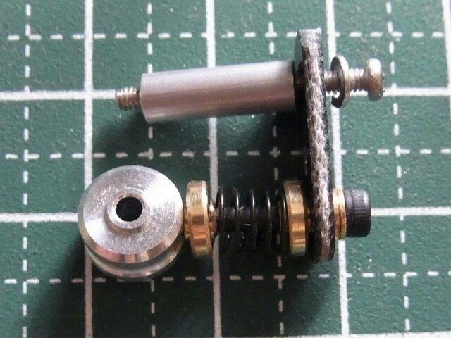 ​ミニ四駆 四独サスMSシャーシ オール純正 金属シャフト仕様（加工済み） MSシャーシ