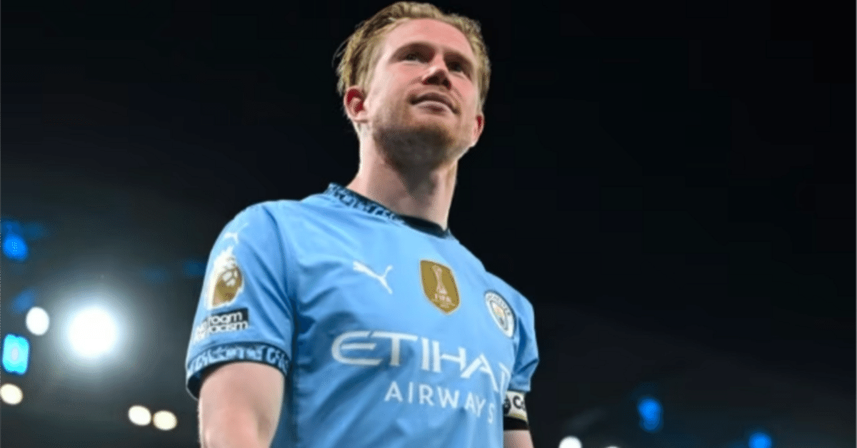 2526ナポリ戦11番デ・ブライネ マンチェスターシティを退団した