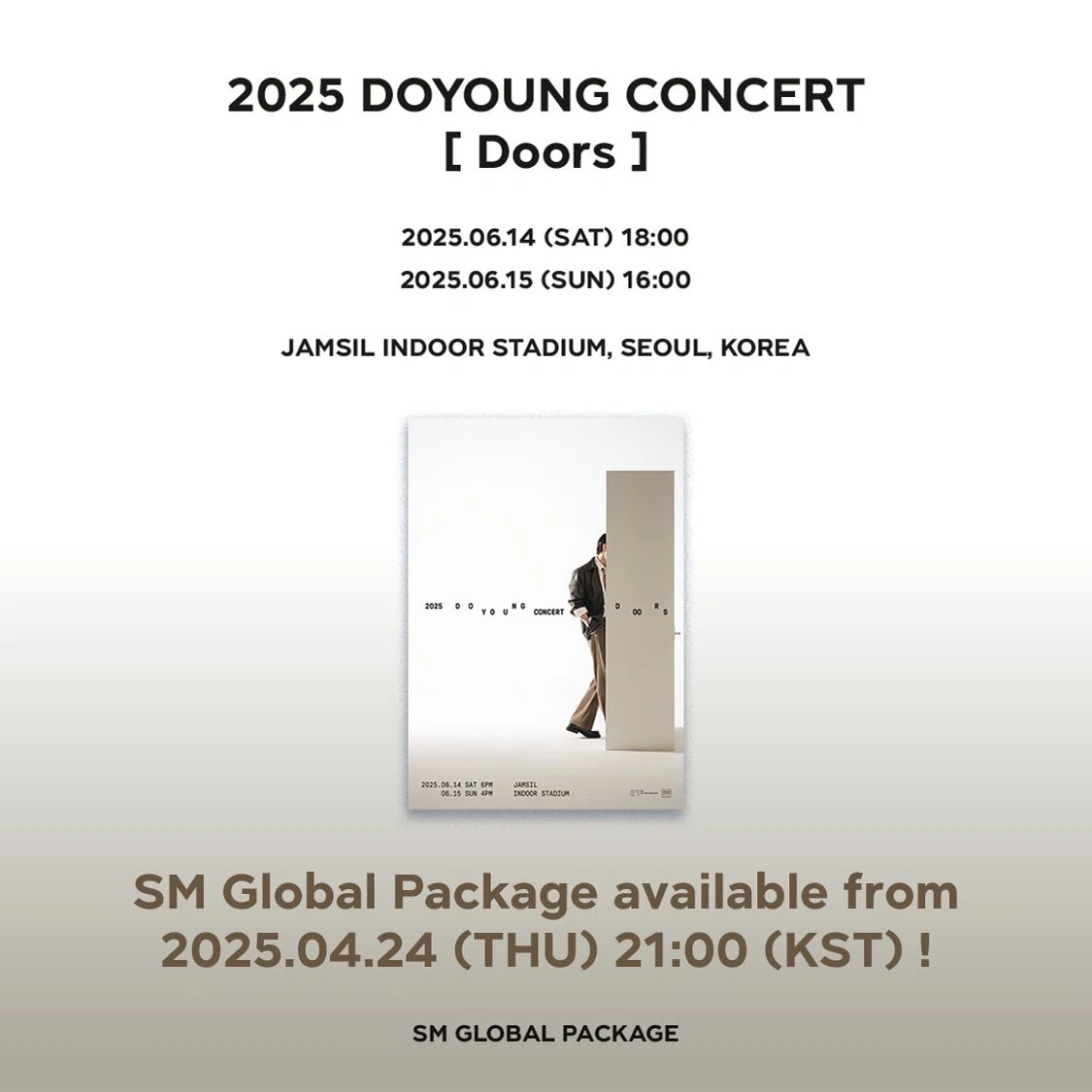 ドヨン DOYOUNG CONCERT [ Doors ] in Seoul ~グロパレポ~｜서윤