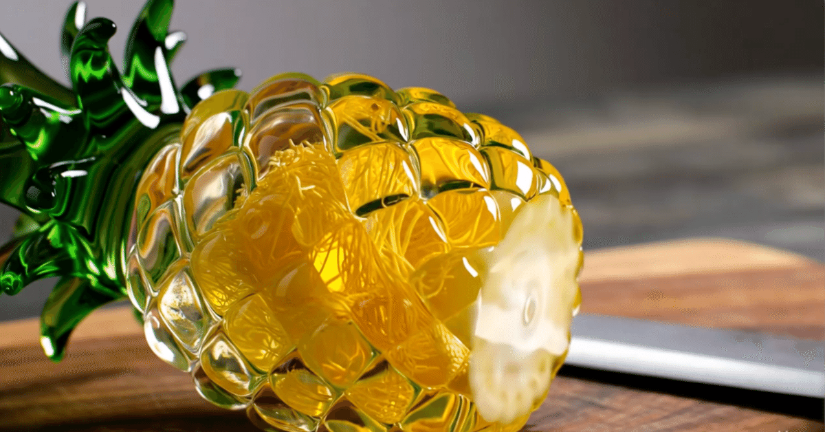 ガラス製果物型アート 2,000万再生のバズ動画をAIで再現！？“ガラス果物ASMR”の作り方