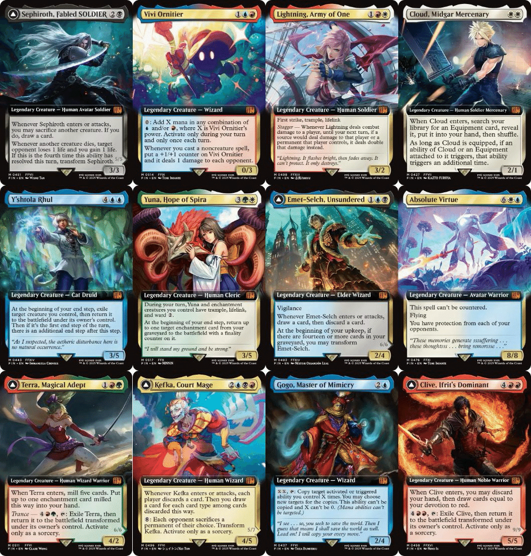 FF×MTG 拡張フォイル（Extended Art Foil）について｜時のらせん