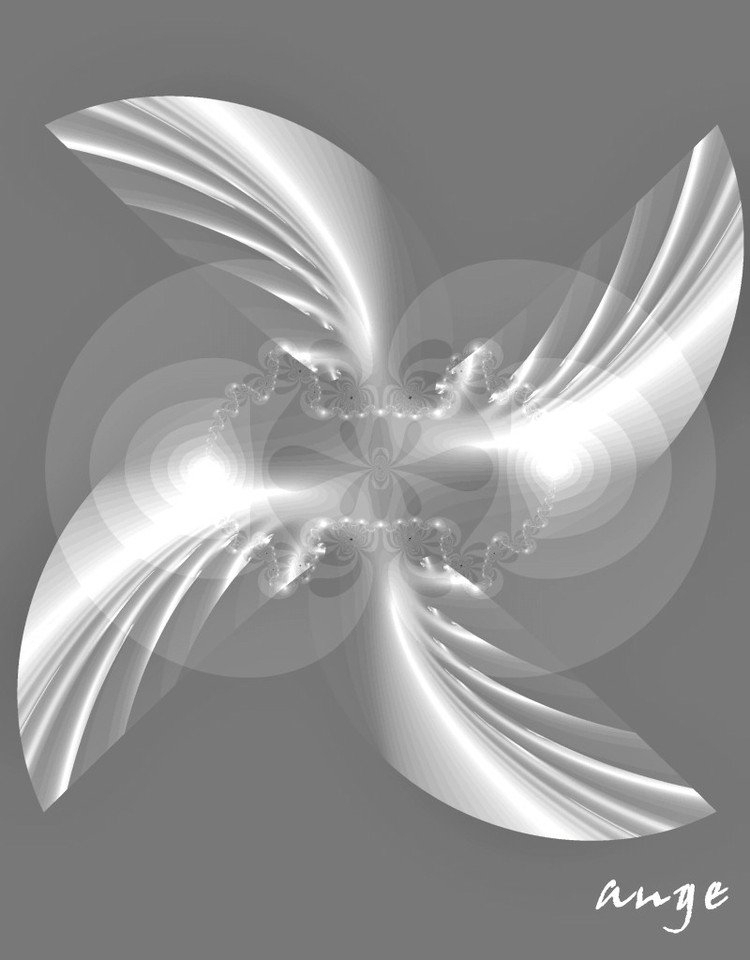 これは天使の羽をイメージしながら透け感もだしてみました♪　#フラクタル　#UltraFractal　#フラクタリストへの道　#univers　#space　#cosmos　＃wing