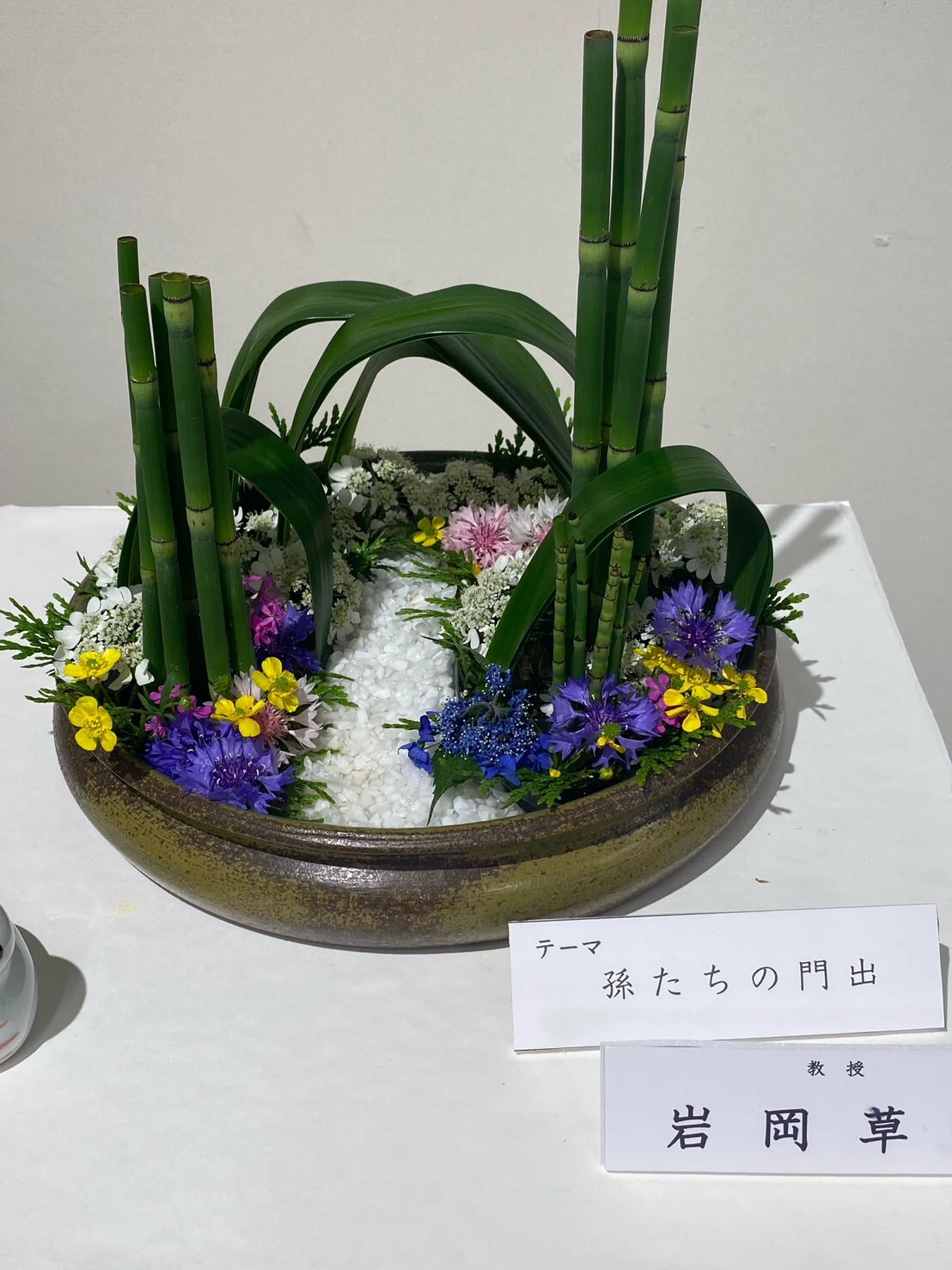 いけばな～心の道しるべ(那奈実記者)｜くまモン記者団
