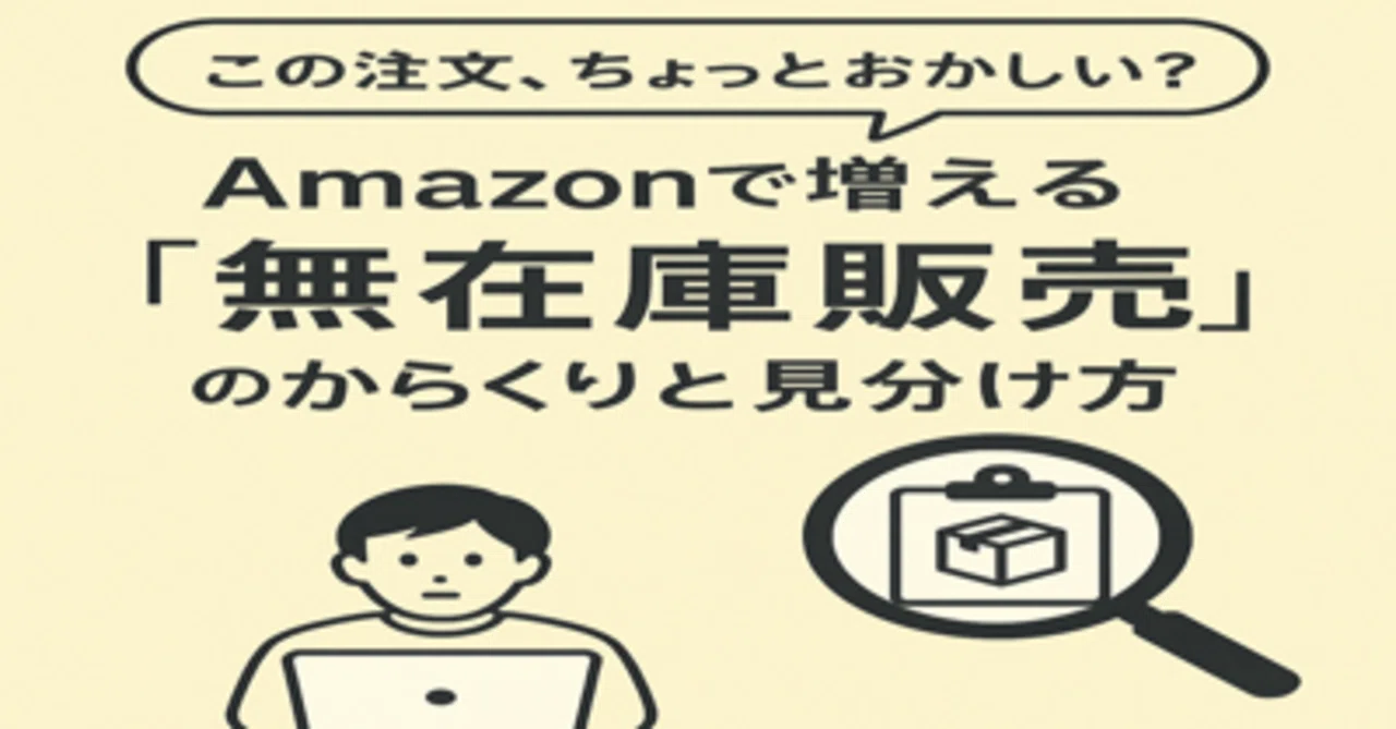 この注文、ちょっとおかしい？Amazonで増える“無在庫販売”のからくりと