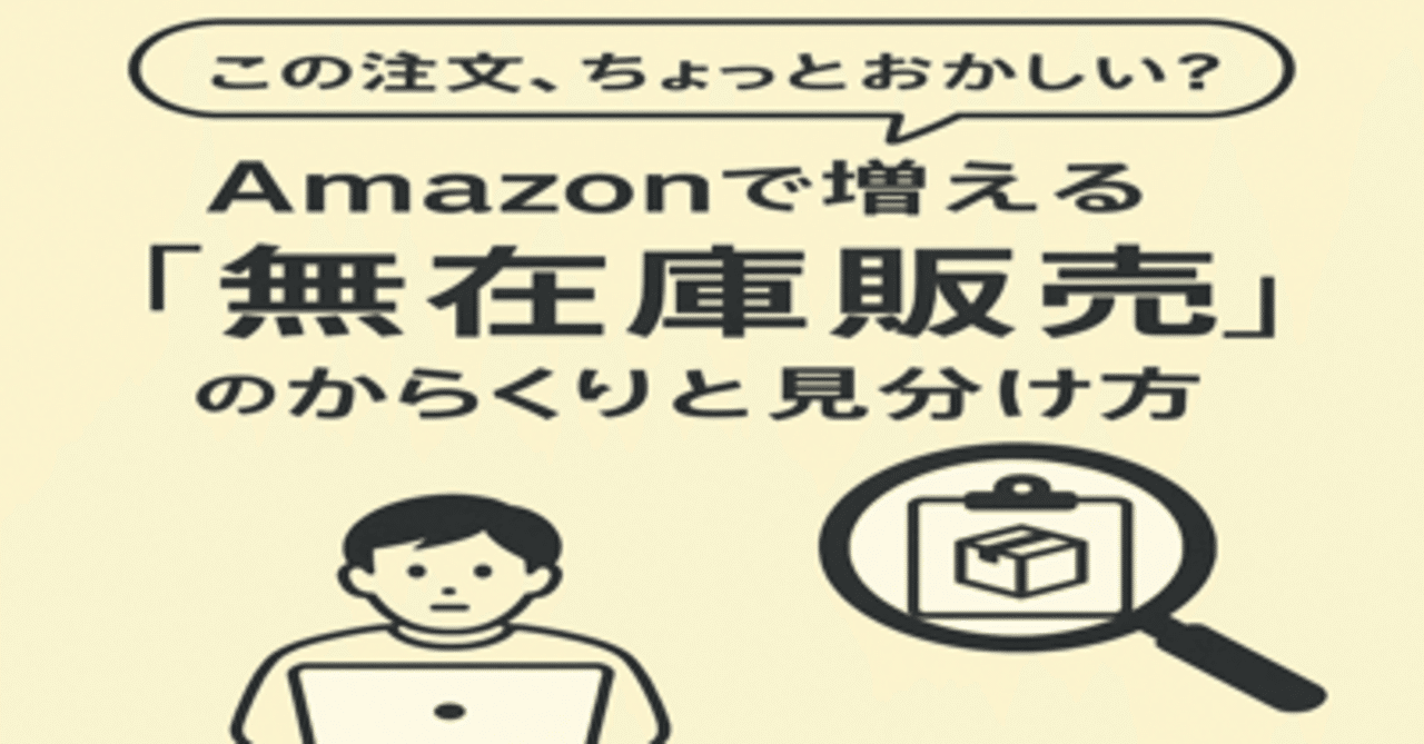 この注文、ちょっとおかしい？Amazonで増える“無在庫販売”のからくりと