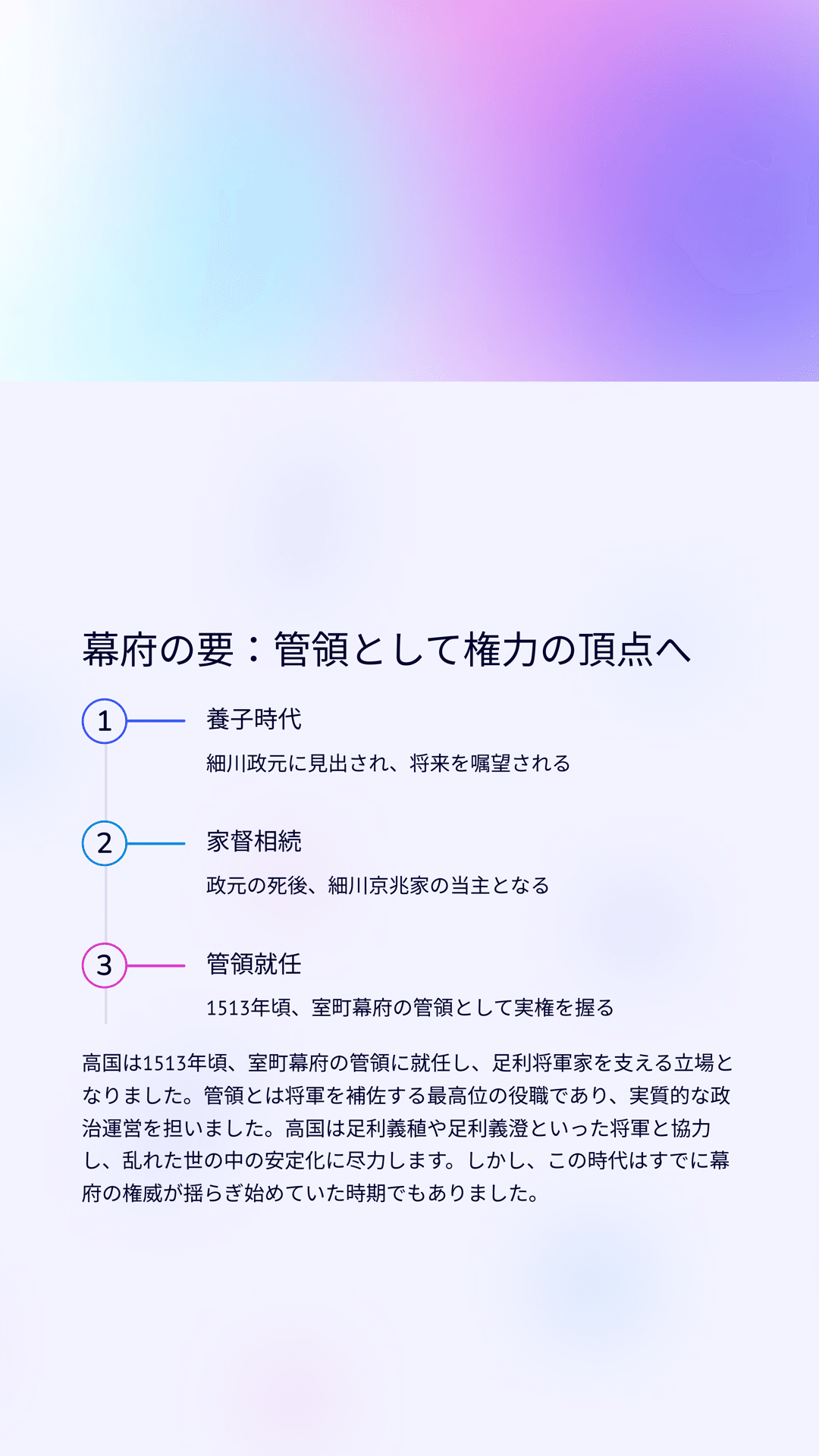 戦国時代の権力者：細川高国の栄枯盛衰を辿るストーリー｜松尾靖隆