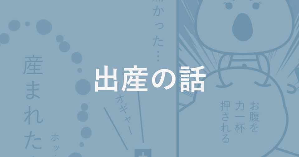Vol 4 出産の話 わたしは おしるし から るいまま Note