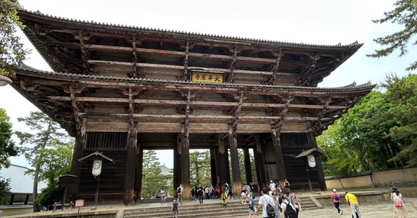 油絵二月堂より大仏殿 東大寺（大仏殿、二月堂、三月堂、四月堂）｜Heira.K
