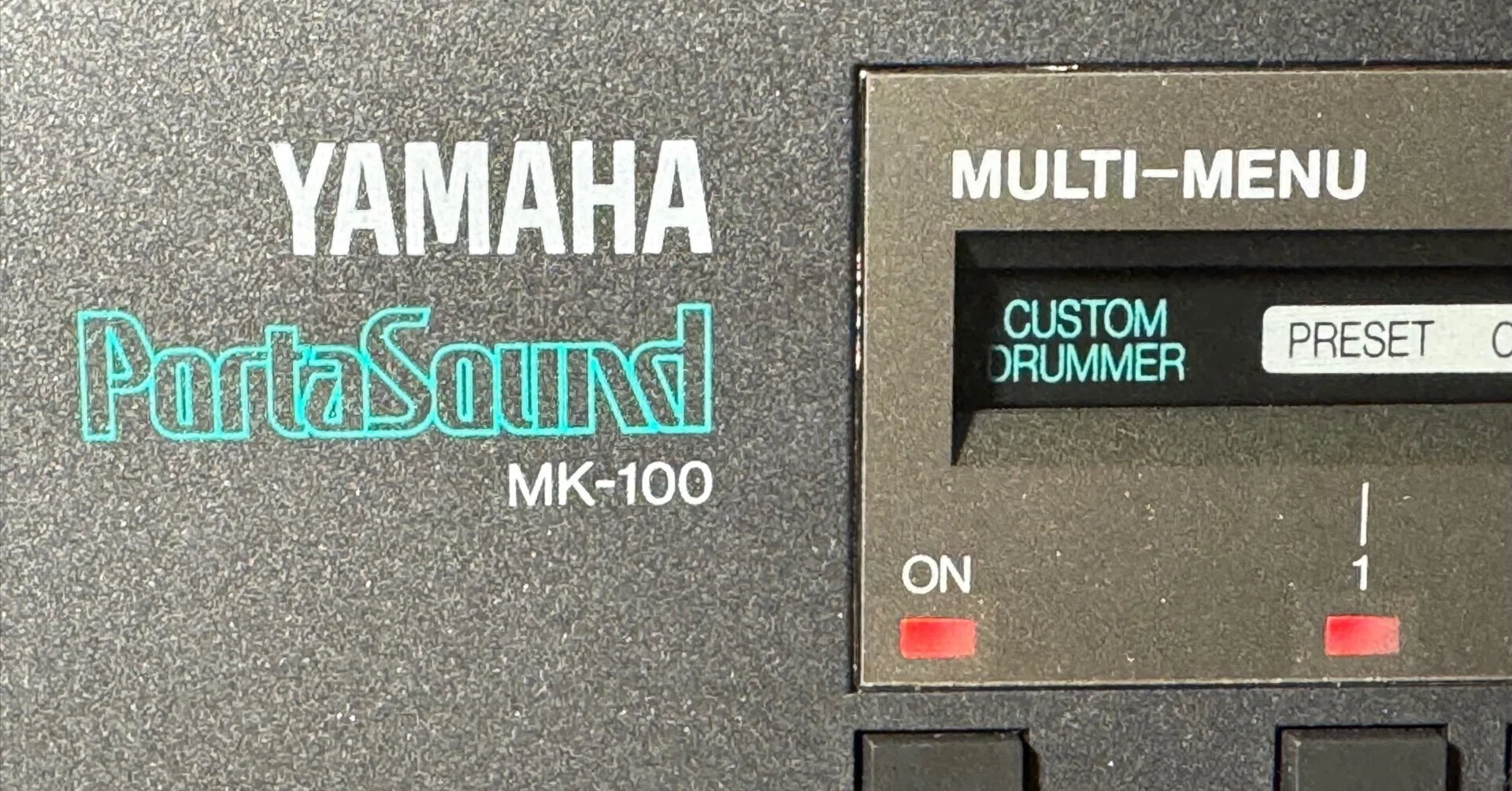 YAMAHA ヤマハ MK100 ポータサウンド　　アナログシンセ機能付き 動作確認済】YAMAHA PortaSound MK-100 電子キーボード｜ポータ