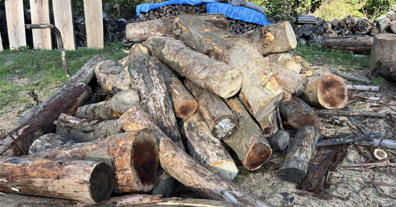 薪 ストーブ、キャンプ(コナラ、クヌギ、の丸太）乾燥済み