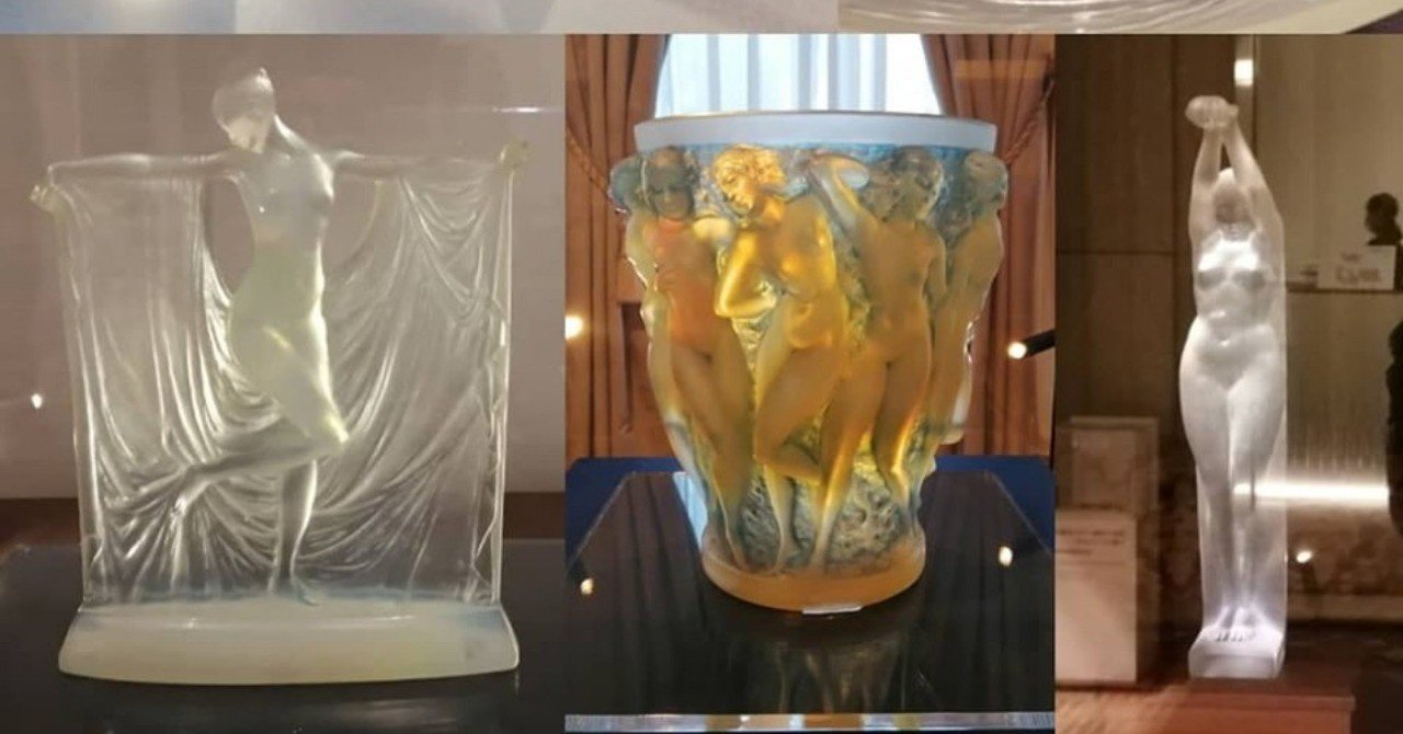 ルネ・ラリック 裸婦像 ルネ・ラリック 裸婦像 LALIQUE】ラリック ROXANE ボルドーグラス 2客