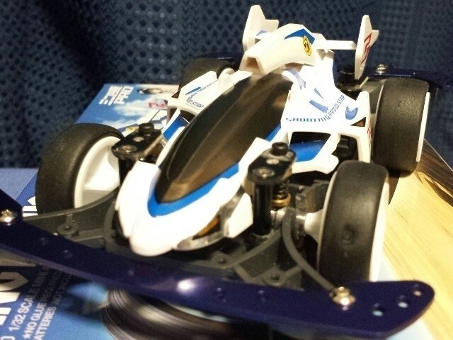 ​ミニ四駆 四独サスMSシャーシ オール純正 金属シャフト仕様（加工済み） Mini4wd] Easy suspension equipped MS chassis disassembly