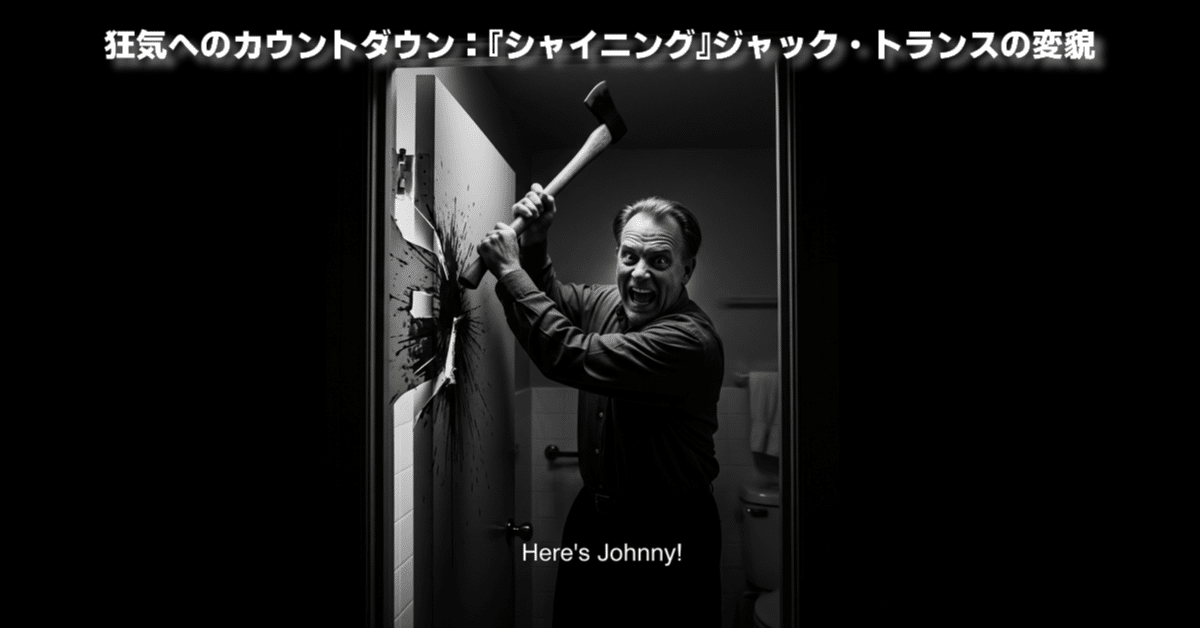 狂気へのカウントダウン：『シャイニング』ジャック・トランスの