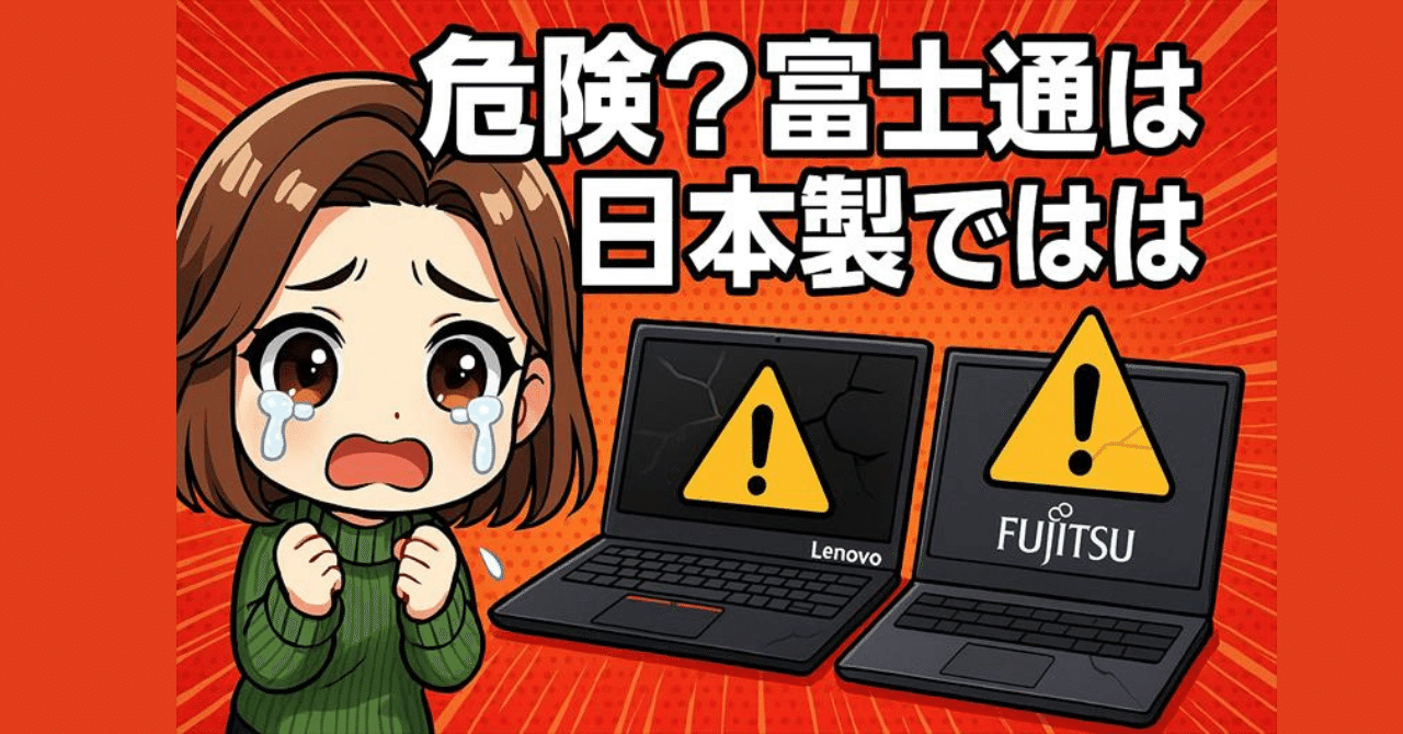 レノボや富士通のパソコンって、本当に「危険」なの？と思ったときに