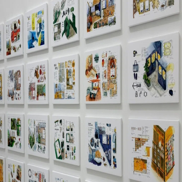 ホームスクーリング｜手書きの水彩画に感動｜遠藤慧個展「MEASURE