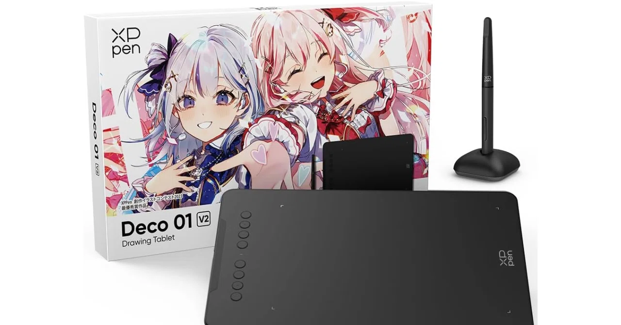 XPPen Deco01V2 ペンタブレット スマホ対応｜GetGadgetGot