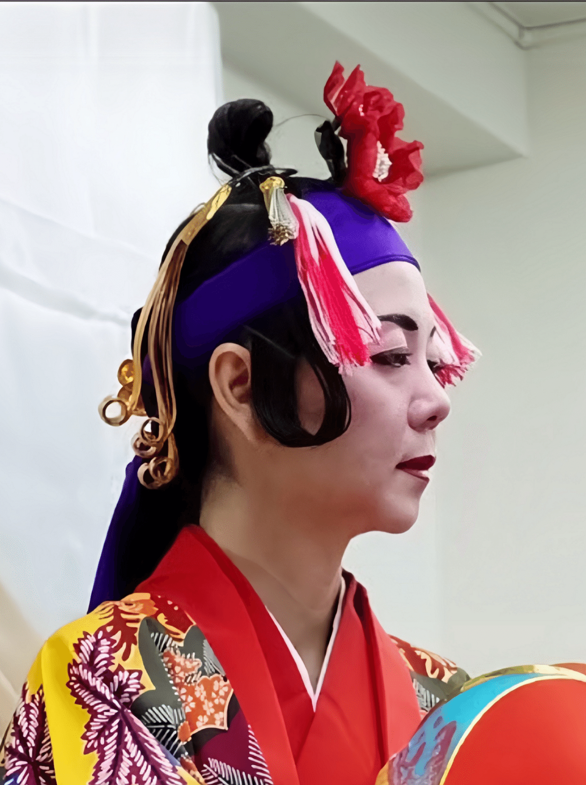 琉球舞踊　からじ 琉球舞踊に見るからじ（髪）｜お茶と和菓子と着物と私（鈴蘭）