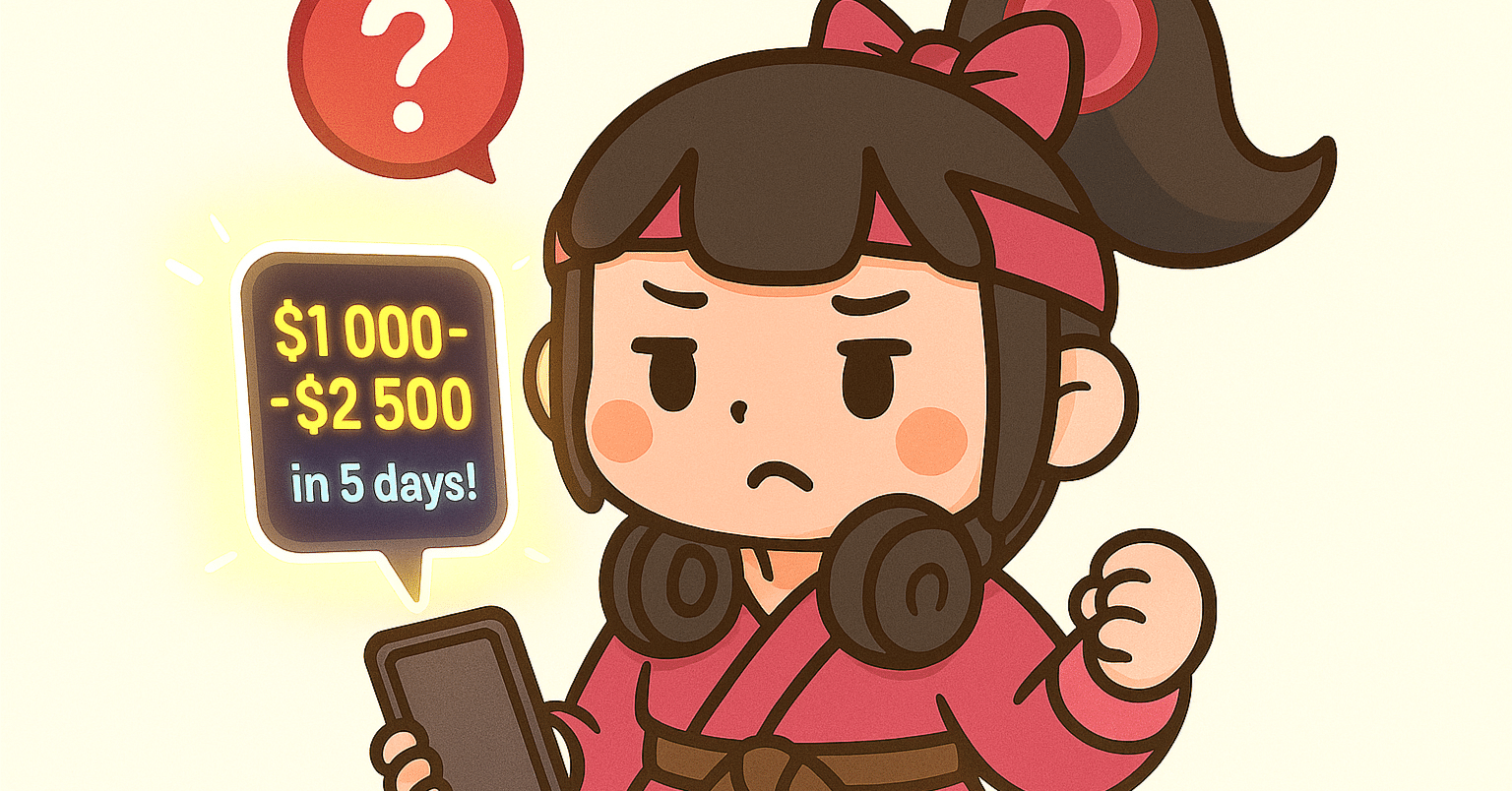 Veo 3で生成したAI-ASMR動画で「5日間で1000ドル〜2500ドル稼ぐ」は可能？｜りょー