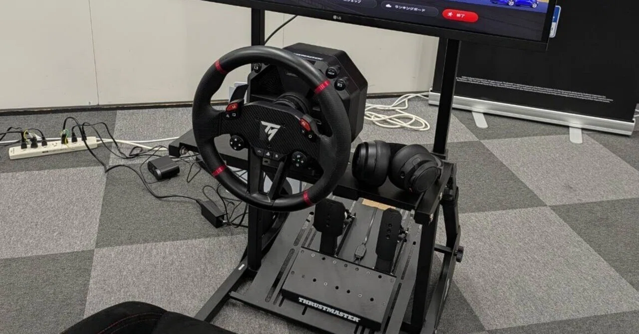 Thrustmaster T598を体験してきた｜岡田衛