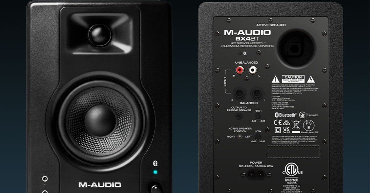 注目のBluetooth機能搭載】M-AUDIO「BX4 BT」が変えるスタジオライフ