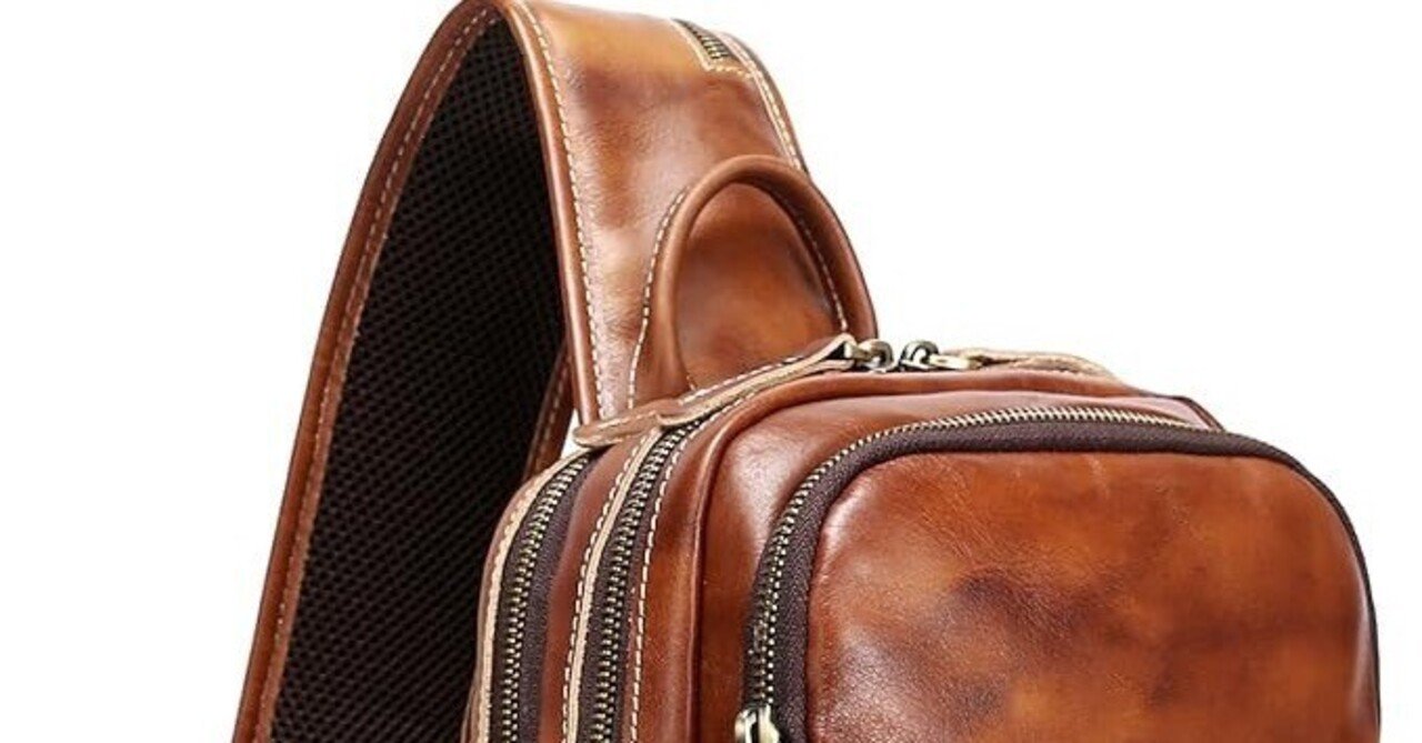 MENS  メンズ　ボディバック　ショルダーバッグ メンズバッグ 本革 ボディバック レザー 男性 大容量 ワンショルダー