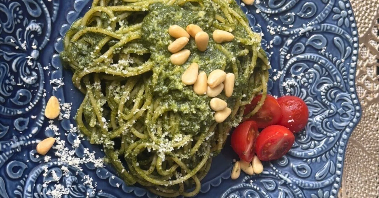 採れたてバジルのジュノベーゼ💚｜舌は妥当料理は適当👩‍🍳
