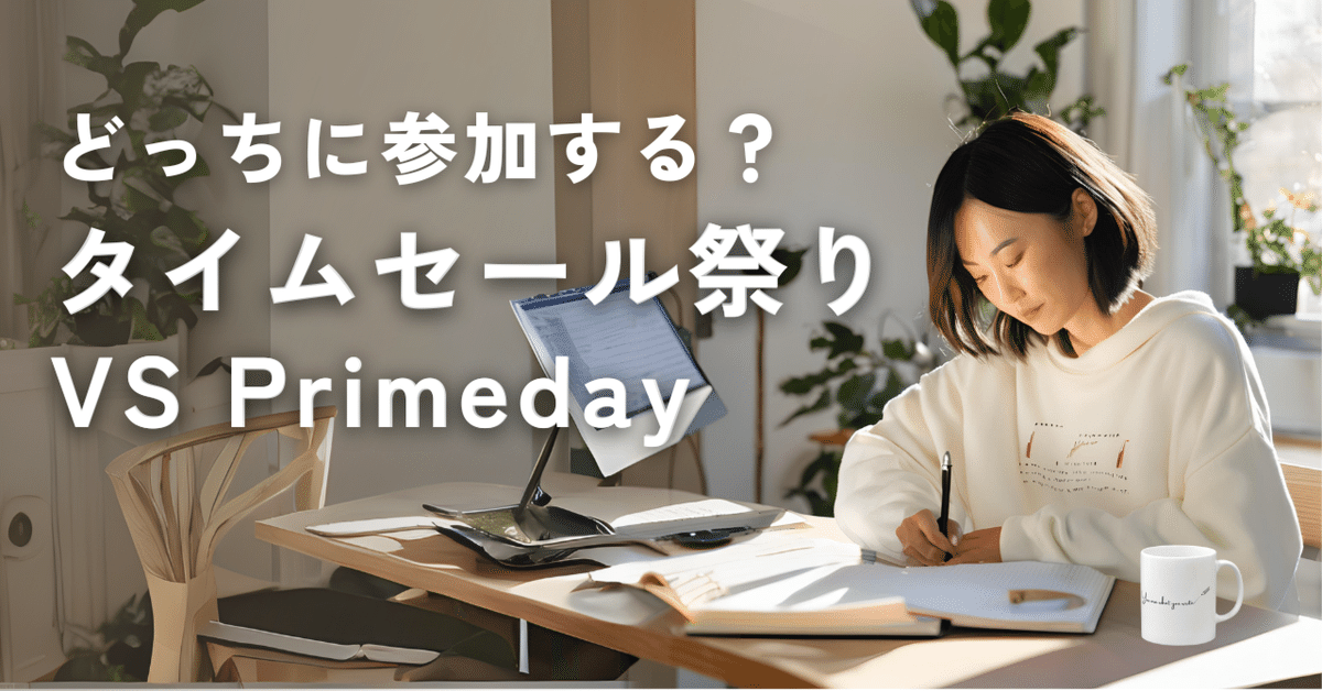 どっちに参加する？？タイムセール祭りVS Primeday 【Amazon