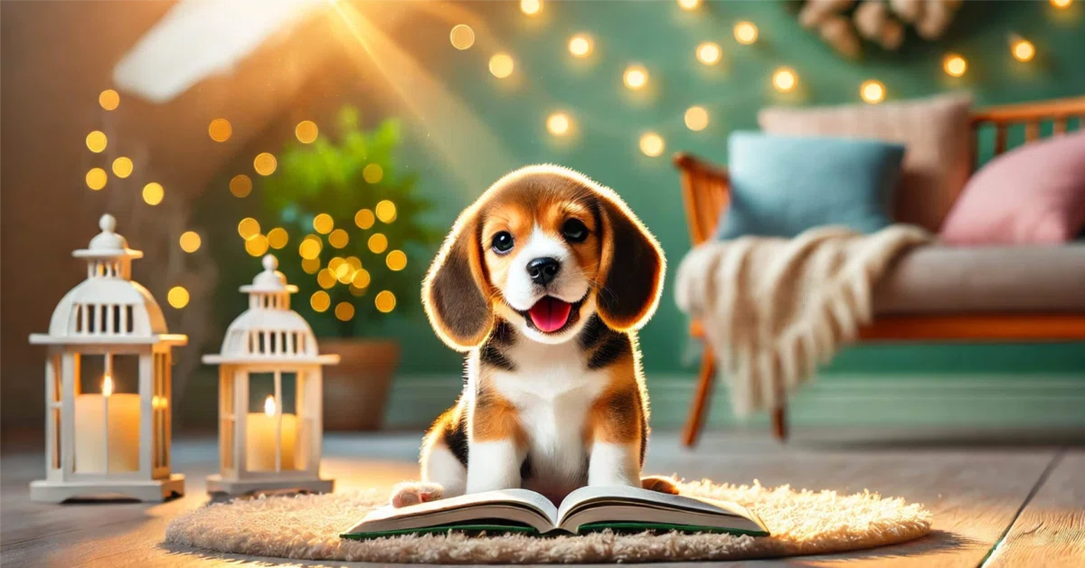 財務上のアドバイスの犬の空白