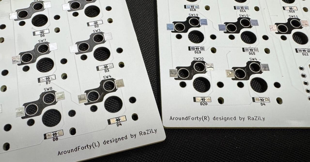 Rhymestone　自作キーボード　幻の40キー Rhymestone 自作キーボード 幻の40キー