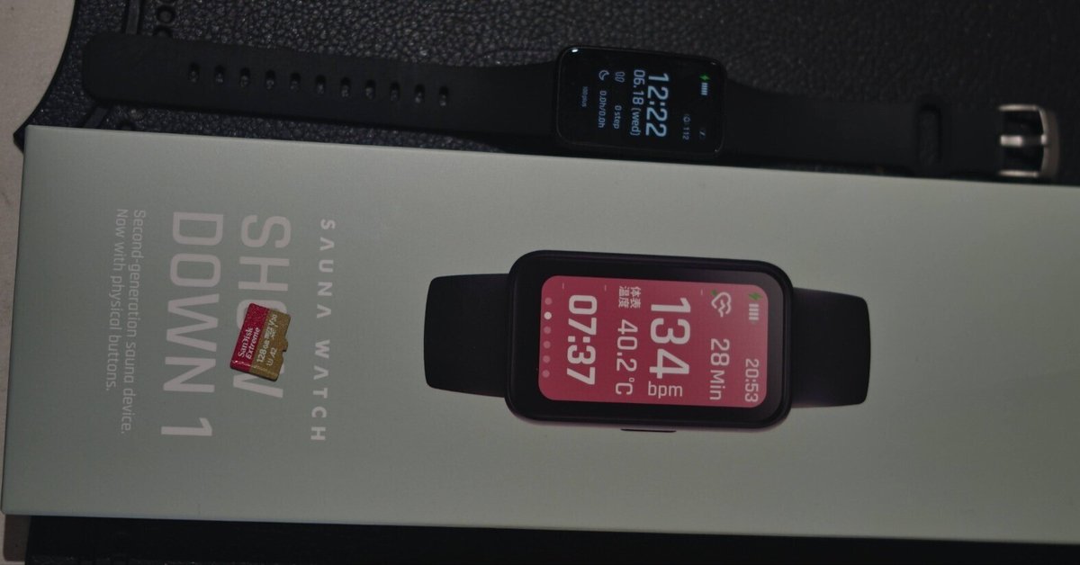 新品・未開封)SAUNA WATCH SHOWDOWN 1 サウナウォッチ
