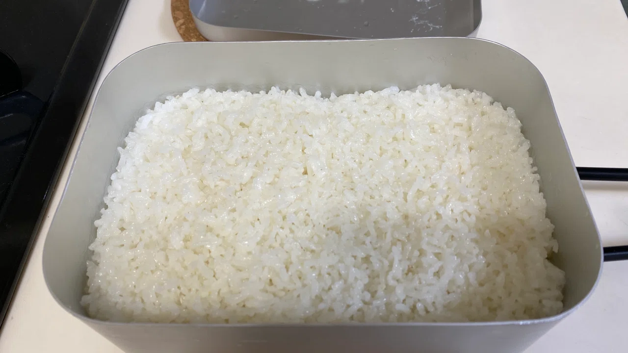 ラージメスティンで2合炊飯 その2 Miata Note