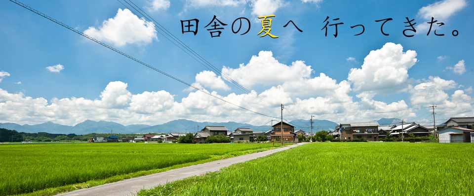 田舎の夏へ 行ってきた Dokubutu Note