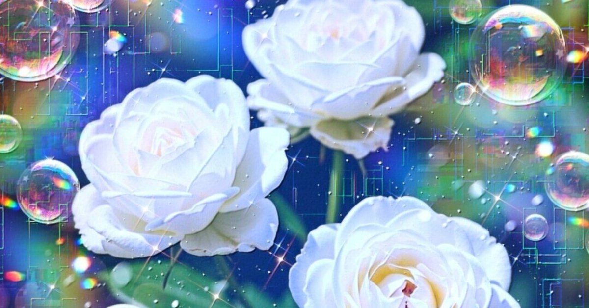 スーパームーン　青い薔薇と天使の絵 2015Xmas青い天使」 by IKUKO｜Artmeter｜暮らしを彩るアートが