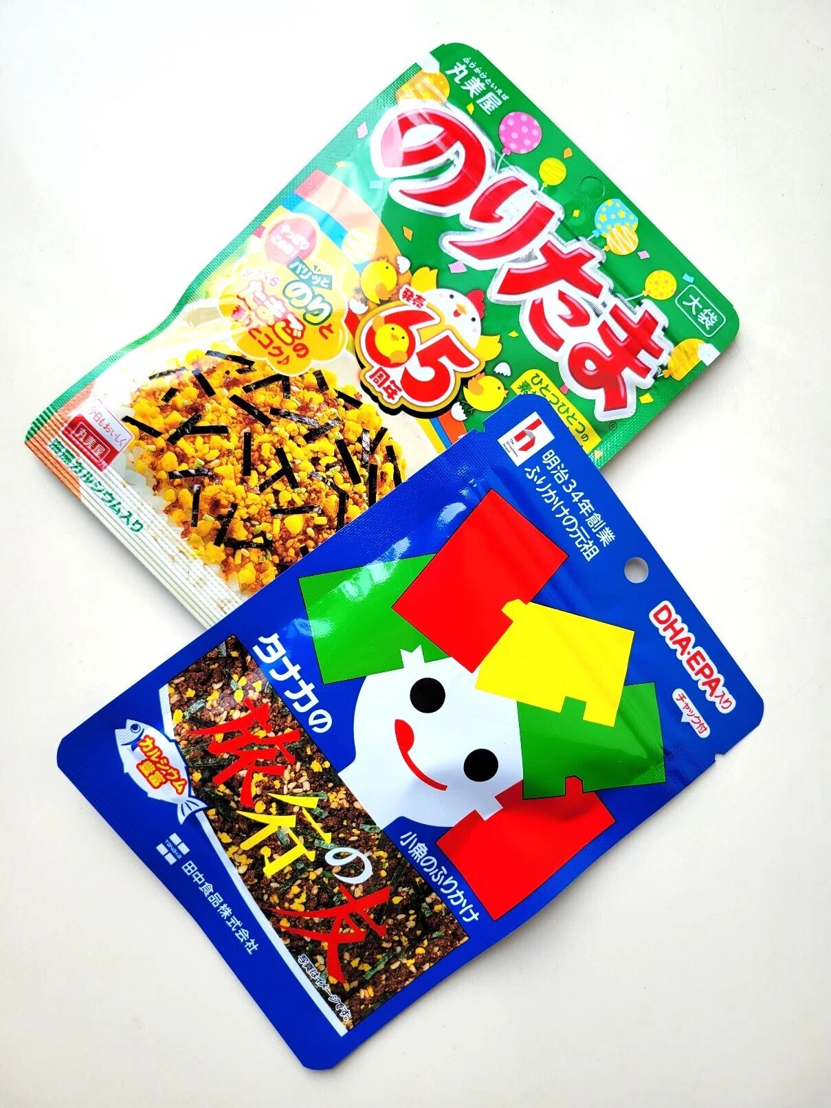 丸美屋の「のりたま」（昭和35年～） 田中食品の「旅行の友」（明治37