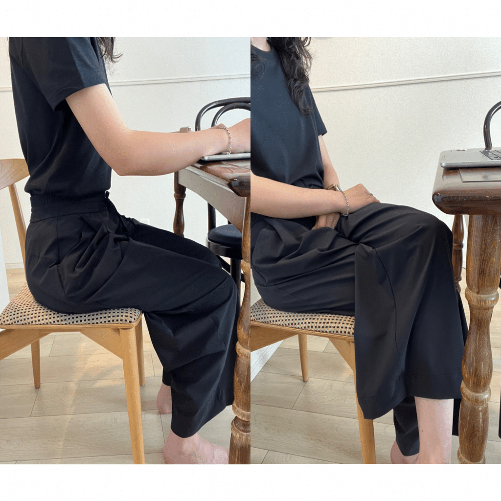 andarのAirst ワイドパンツをレビュー！骨格を選ばず似合う、夏の