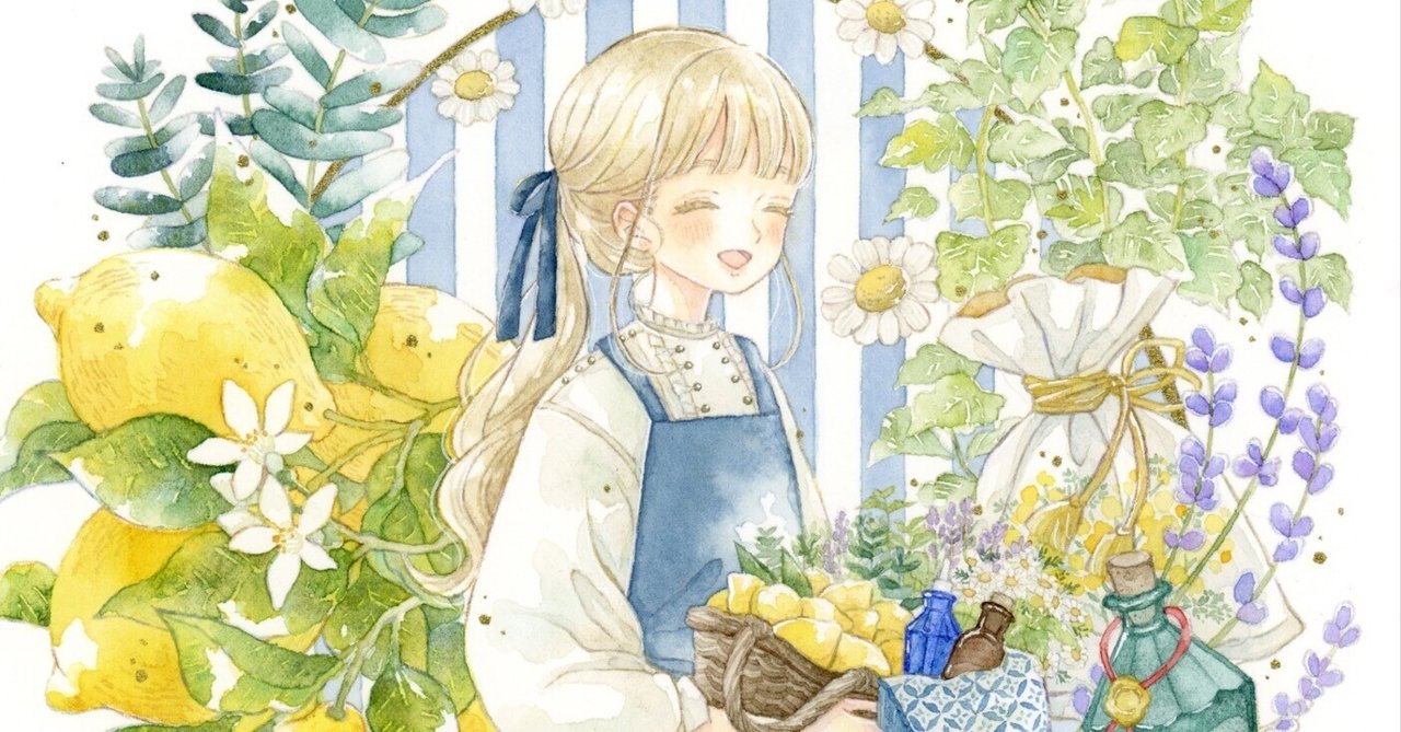 水彩画 きらめく季節 10号